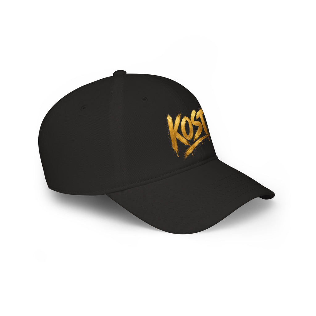 KOST Gold Brush Script Cap