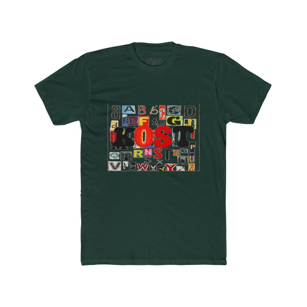 Alphabet Typography Ghost Tee