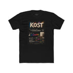KOST Chalkboard Art T‑Shirt — Vintage Handwritten Graphic Tee