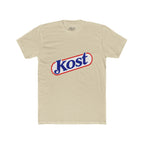 Kost Logo Tee — Retro Red & Blue Script T‑Shirt