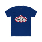 KOST Logo Tee — Retro Candy-Stripe Graphic T-Shirt