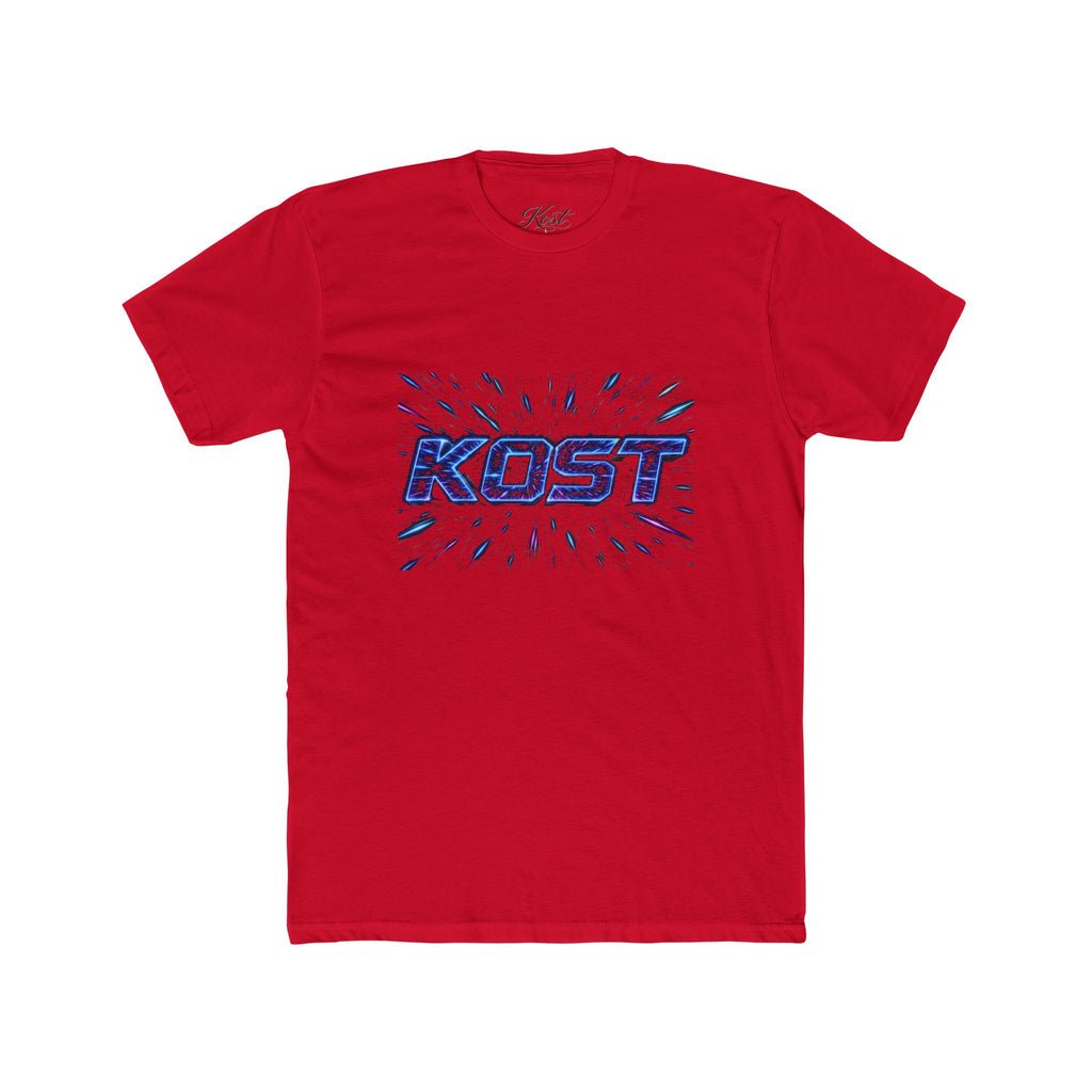 KOST Retro Blast Graphic Tee — Vintage Blue Speed Logo T-Shirt
