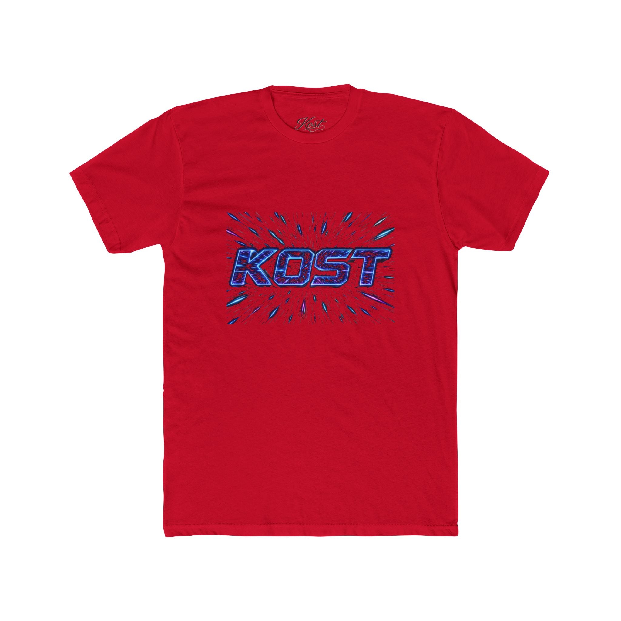 KOST Retro Blast Graphic Tee — Vintage Blue Speed Logo T-Shirt
