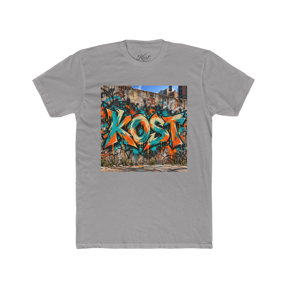 KOST Graffiti Street Art Tee — Urban Spray Paint Graphic T-Shirt