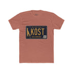Delaware License Plate Tee — KOST Vintage State Plate T‑Shirt