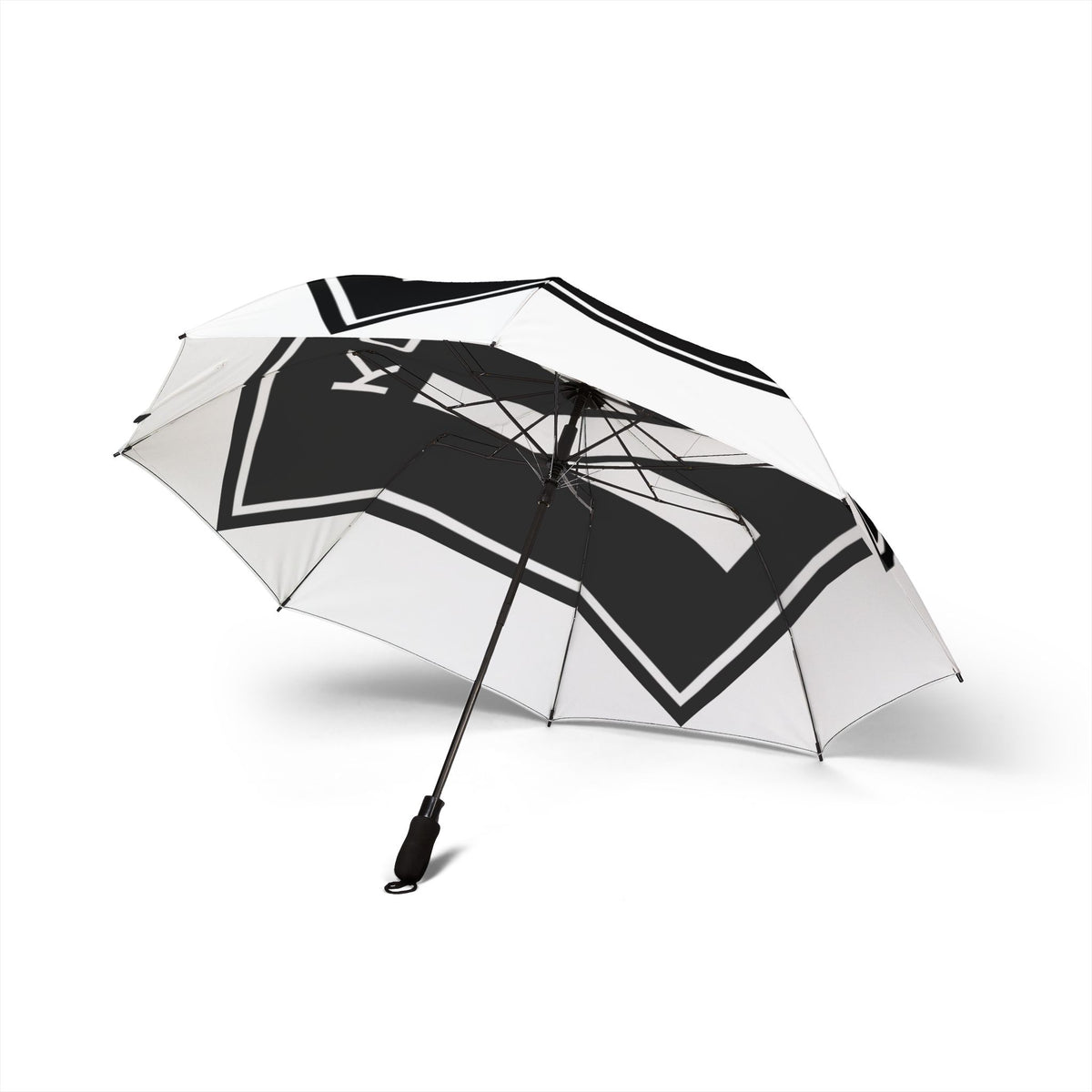 KISS Rock Band Black & White Foldable Umbrella