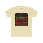Basketball Court Graphic Tee — 'KOST' Logo with Basketball