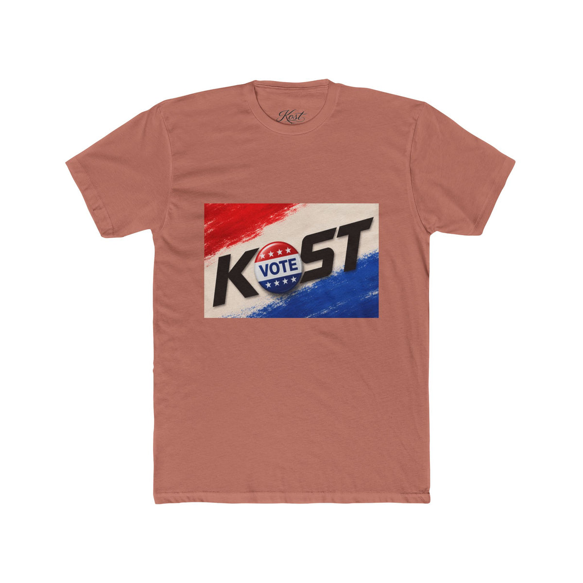 Vote KOST Political Campaign T‑Shirt — Patriotic Red, White & Blue Tee
