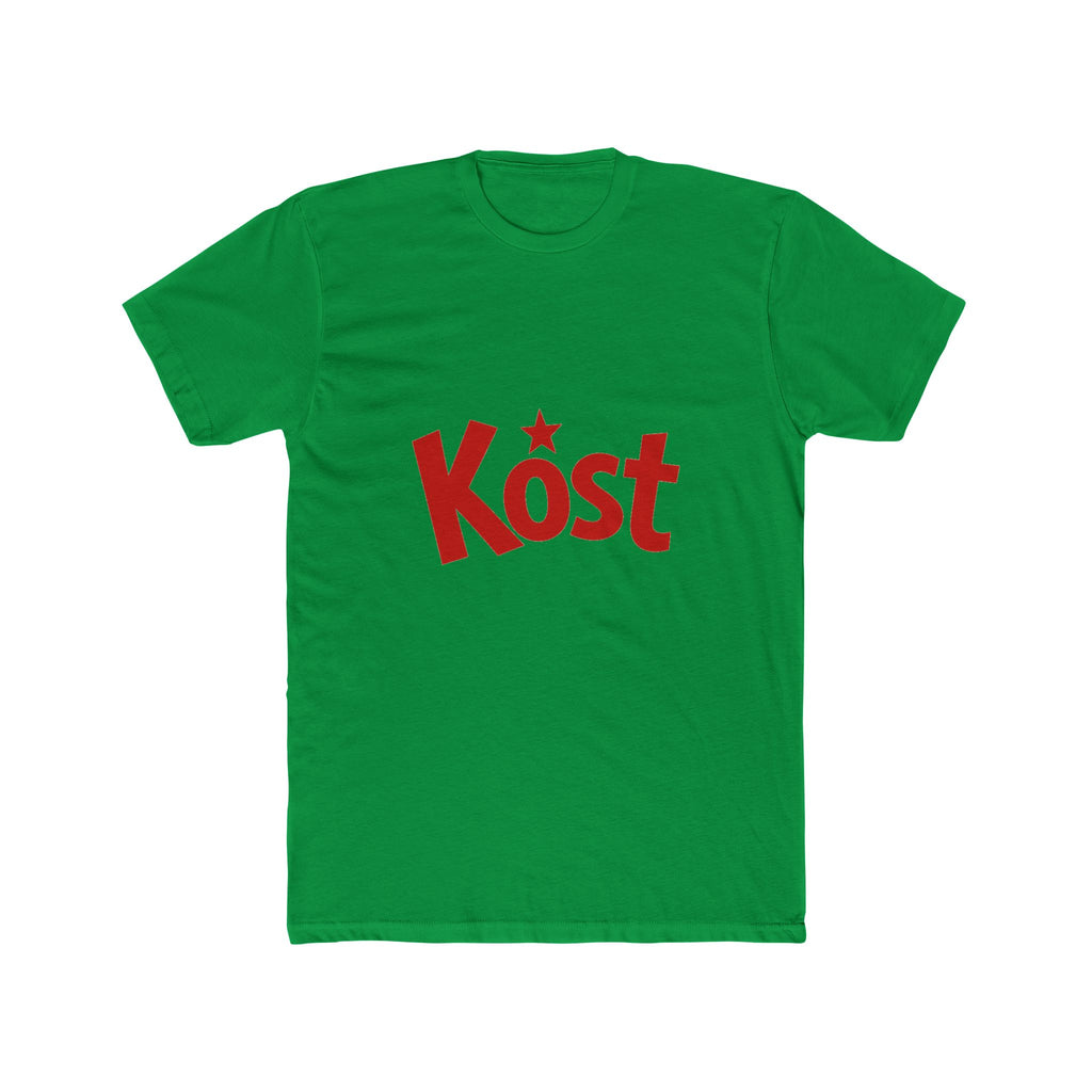 Kost Retro Script Tee — Bold Red Logo Shirt