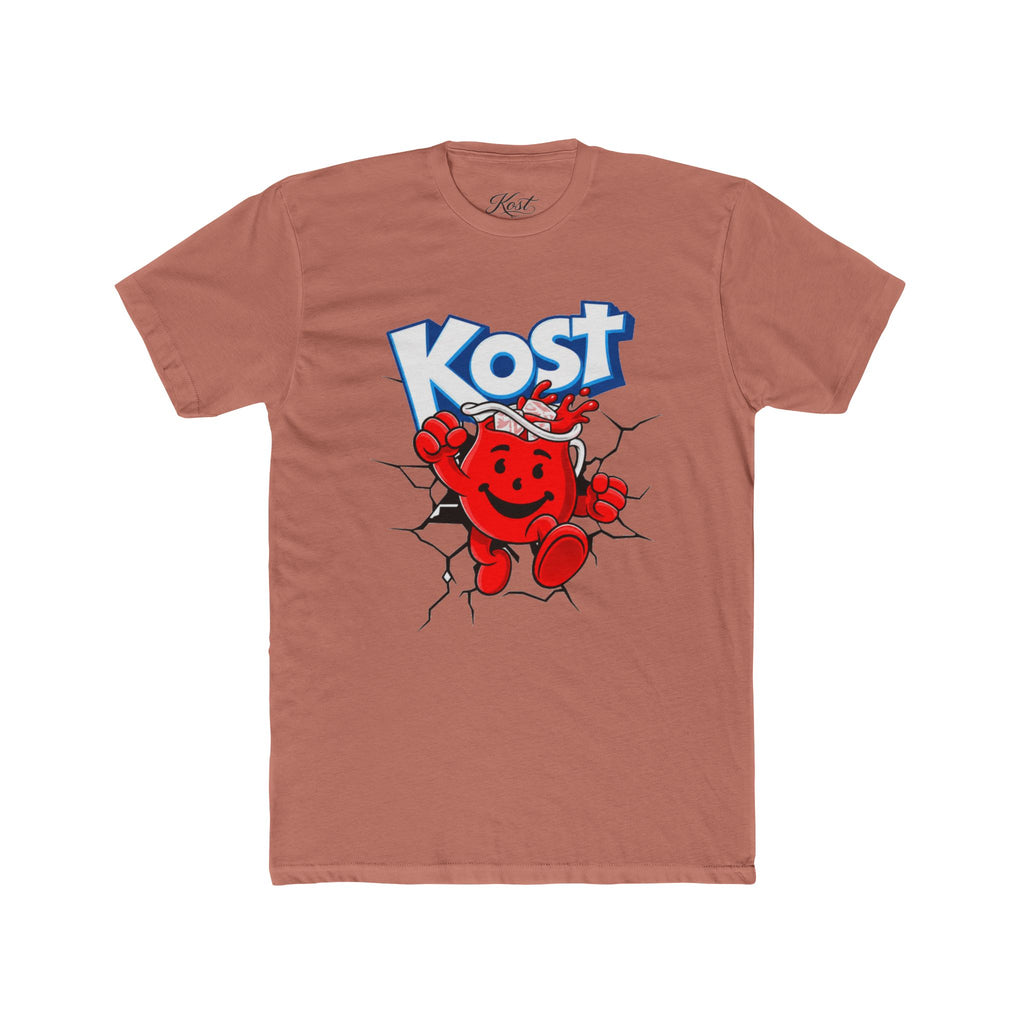 Kost Kool-Aid Inspired Retro Tee — Red Character Breakthrough Graphic T-Shirt