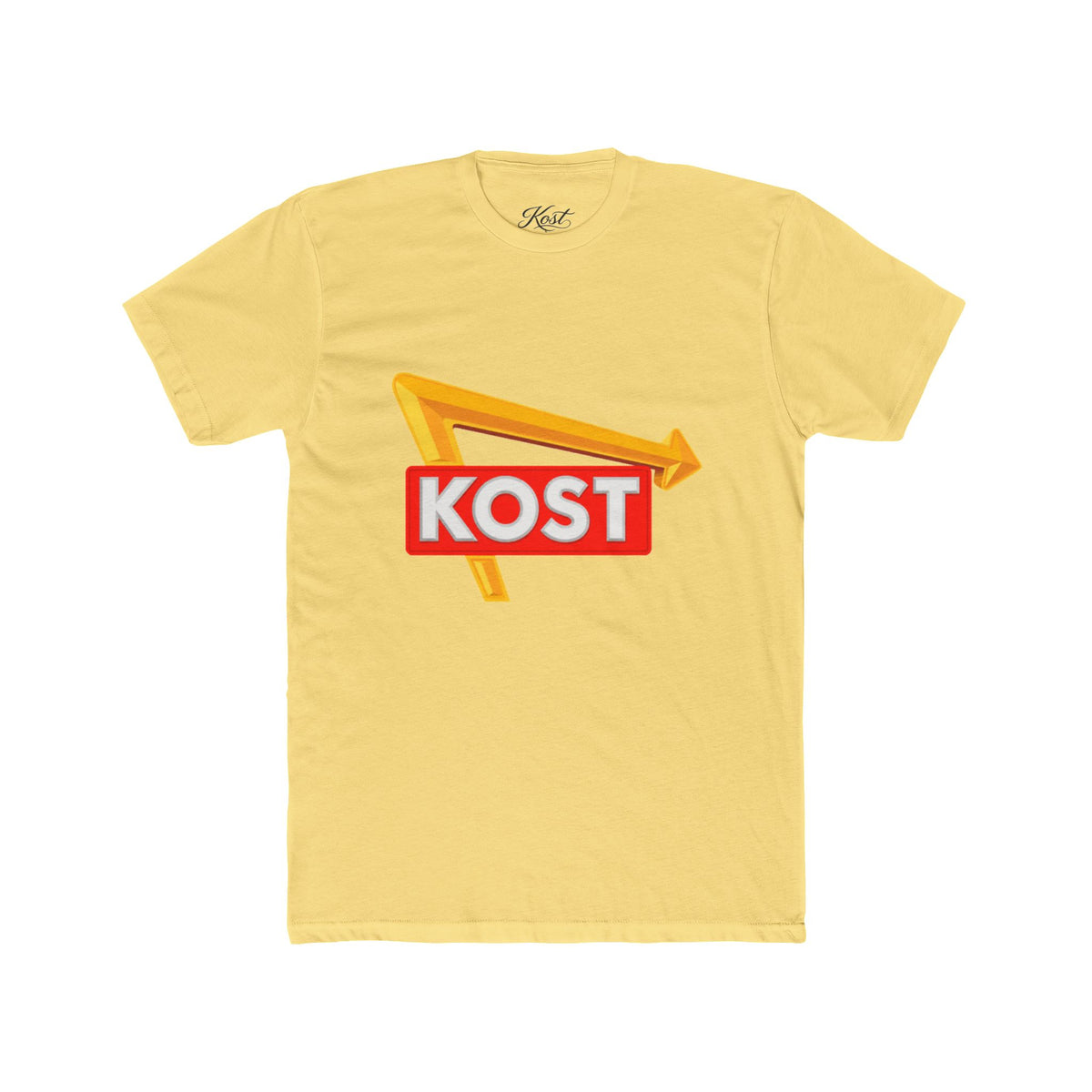 KOST Logo Tee — Retro Arrow Graphic Cotton T-Shirt