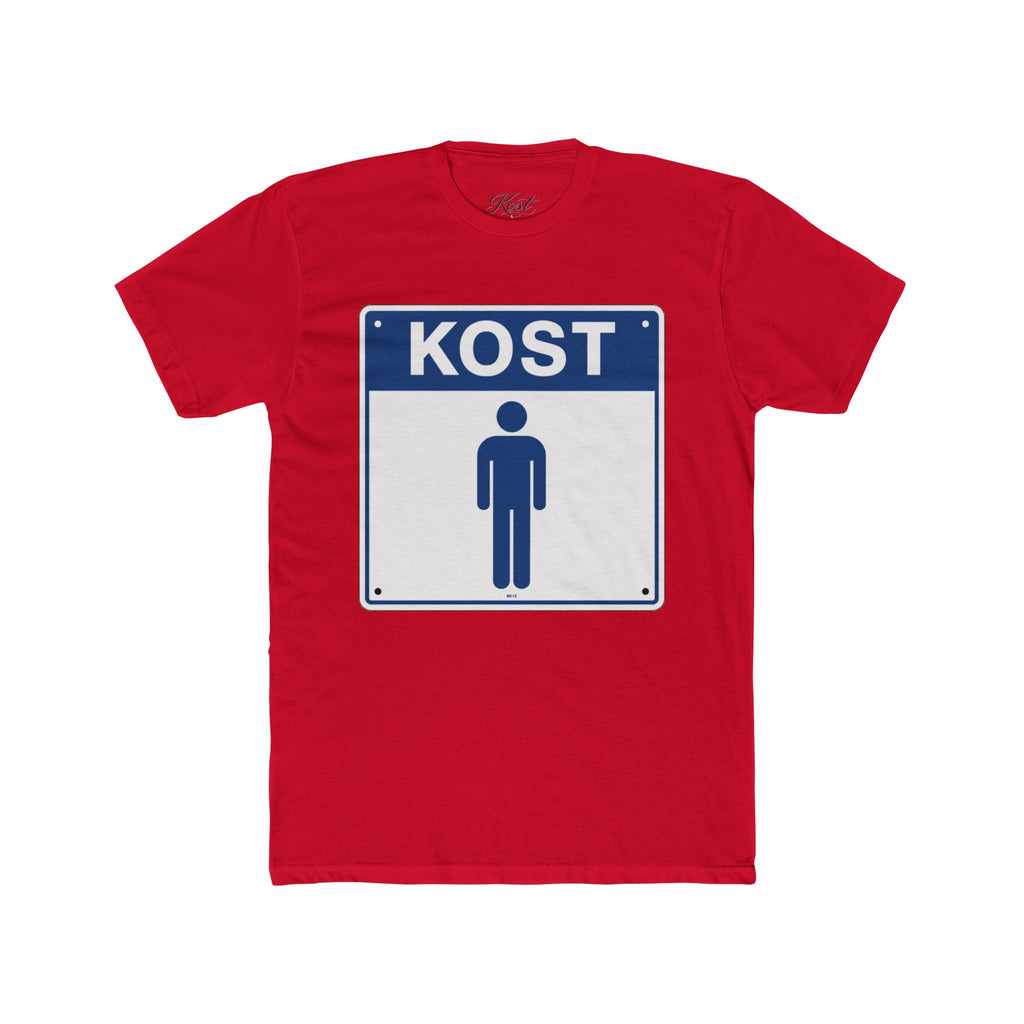 KOST Street Sign T‑Shirt — Retro Blue Icon Tee