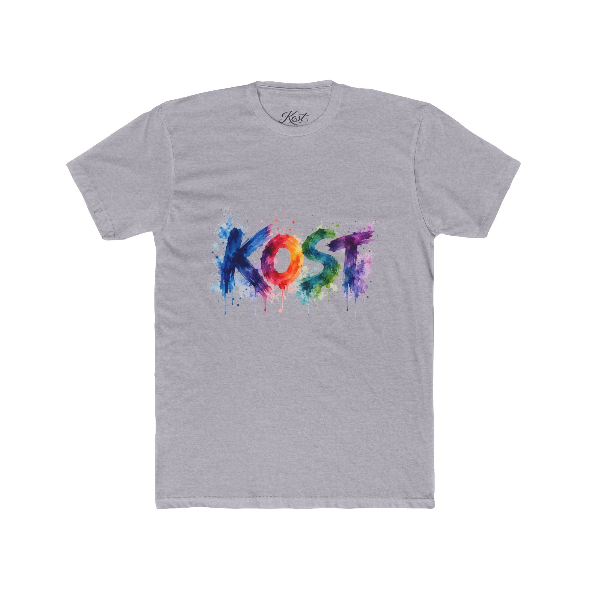 KOST Color Splash Tee — Rainbow Paint Drip Graphic T-Shirt