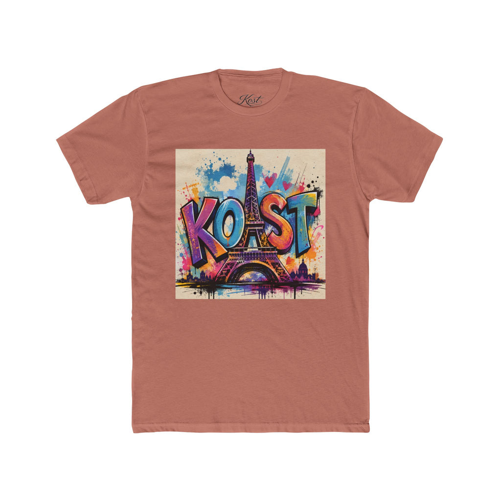 Paris Graffiti Tee — Colorful 'Koast' Eiffel Tower Street Art T-Shirt