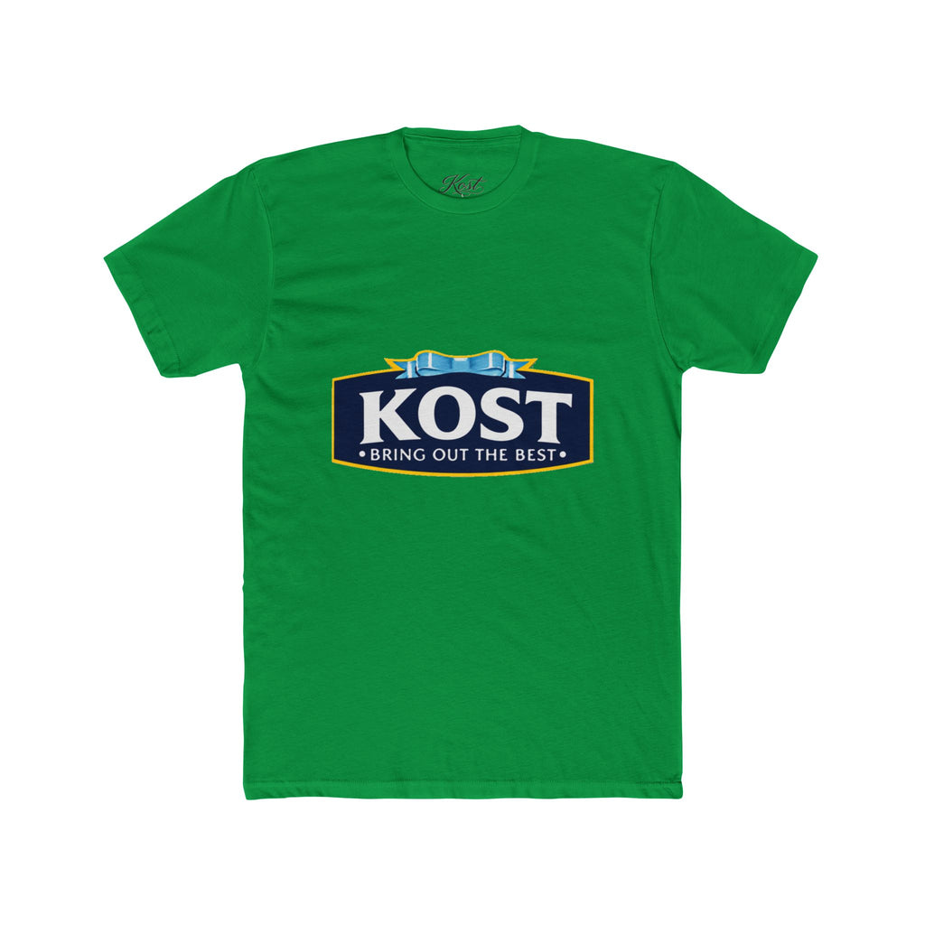 KOST Logo Tee — 'Bring Out The Best' Retro Badge Cotton T‑Shirt