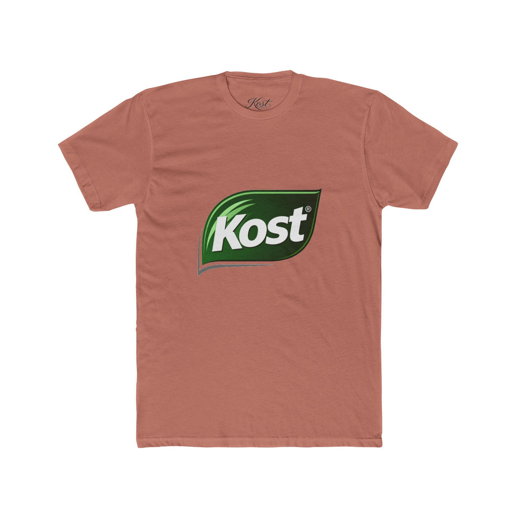 Kost Leaf Logo T-Shirt — Casual Green Logo Tee