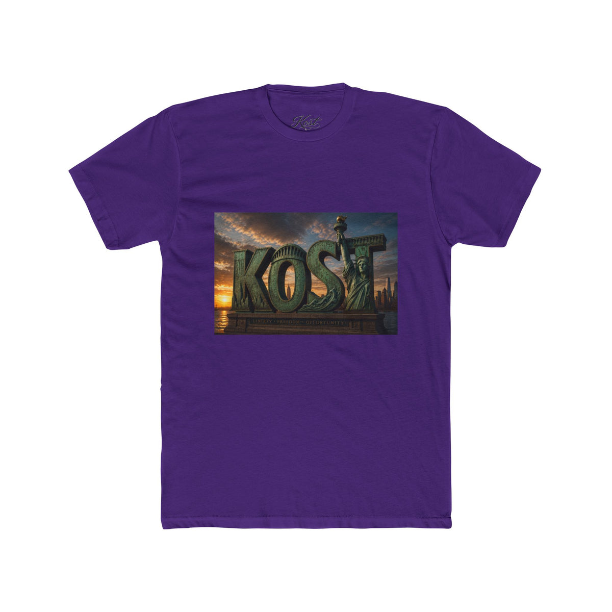 Kost Tropical Sunset T‑Shirt — Vintage Island Logo Tee