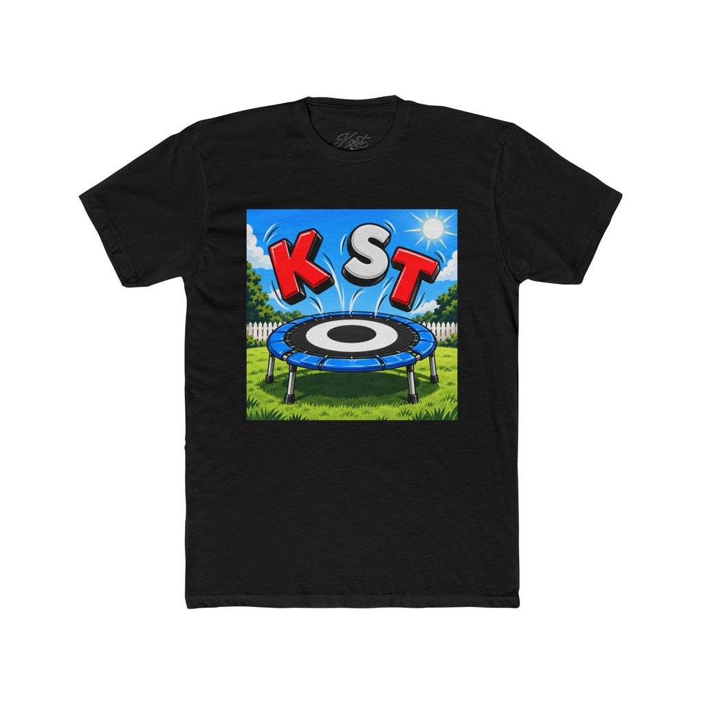 KST Trampoline Graphic Tee — Fun Backyard Jump Shirt
