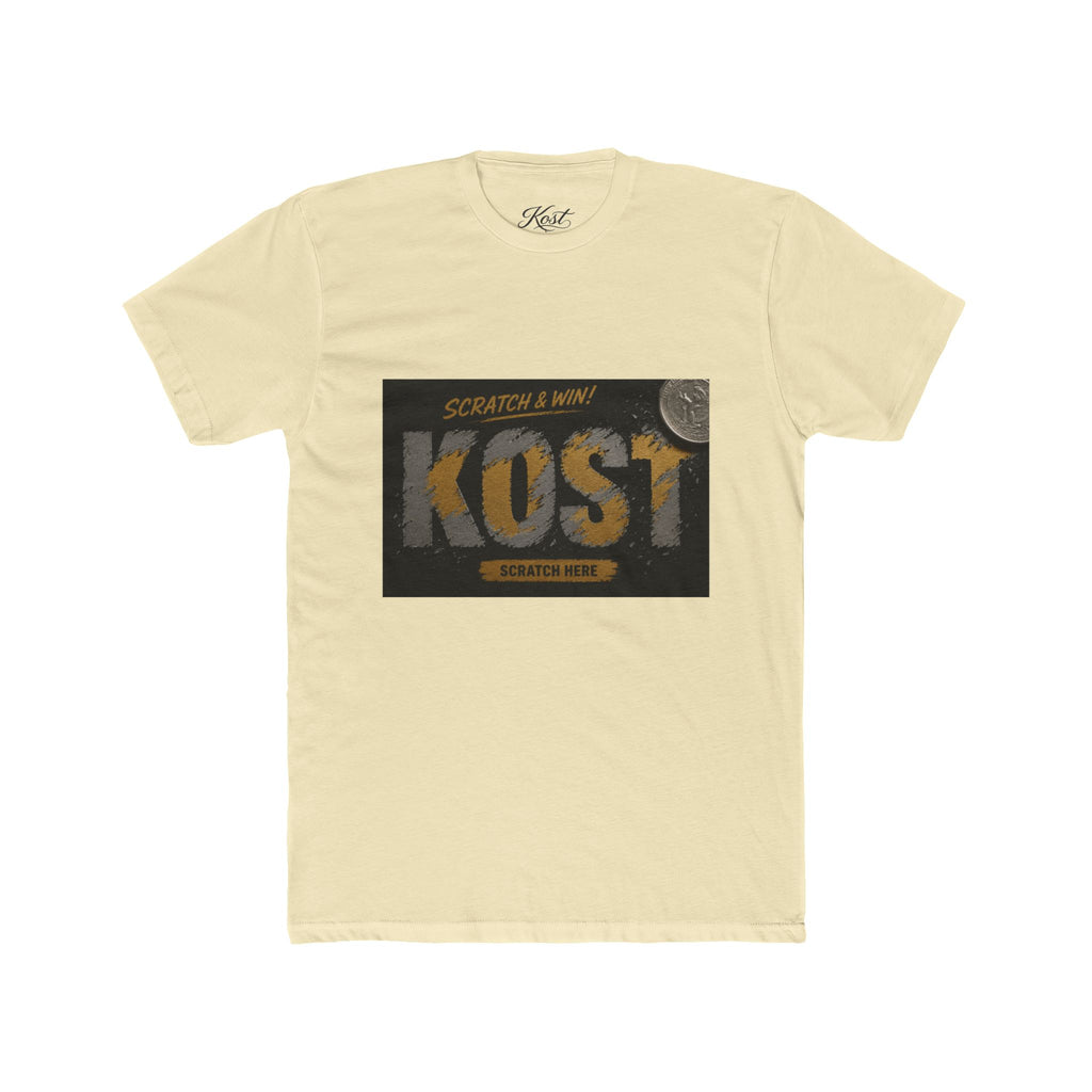 Kost Scratch & Win Graphic Tee — Retro Lottery Ticket Design