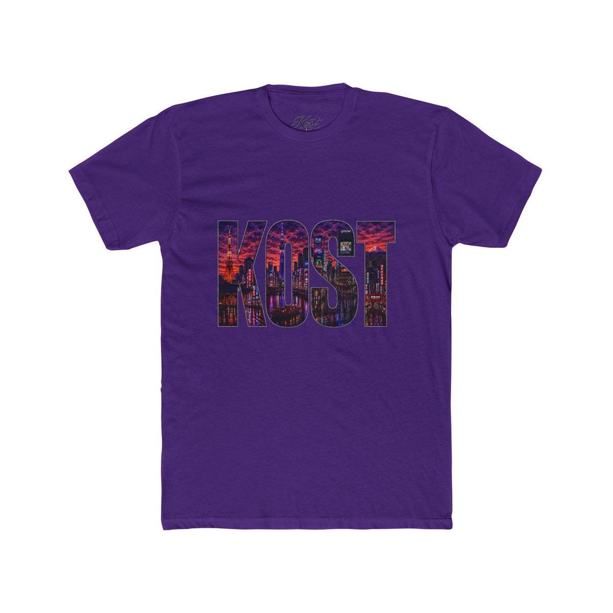 KOST Graphic Tee — Bold Cityscape Lettering T‑Shirt