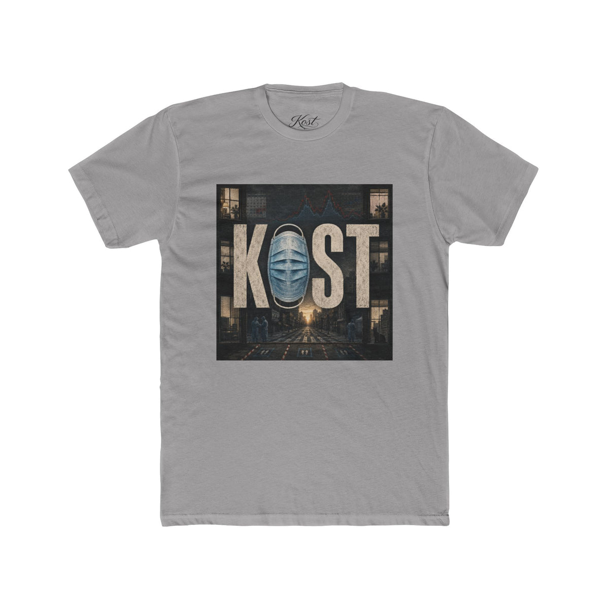 KOST Vintage Microphone Tee — Retro Radio Broadcast Graphic T-Shirt