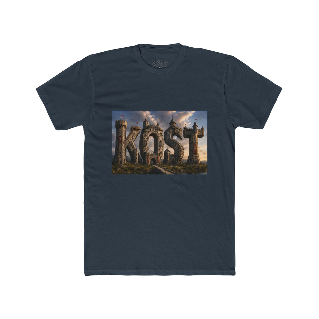 KOST Fantasy Stone Logo Tee — Epic Castle Adventure Graphic T-Shirt