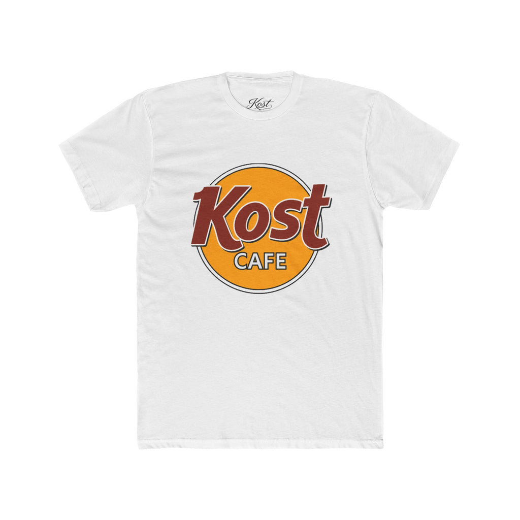 Kost Café Logo Tee — Vintage Retro Coffee Shop T-Shirt
