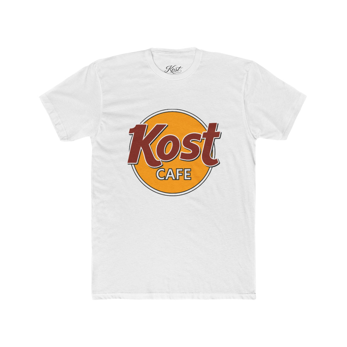 Kost Café Logo Tee — Vintage Retro Coffee Shop T-Shirt