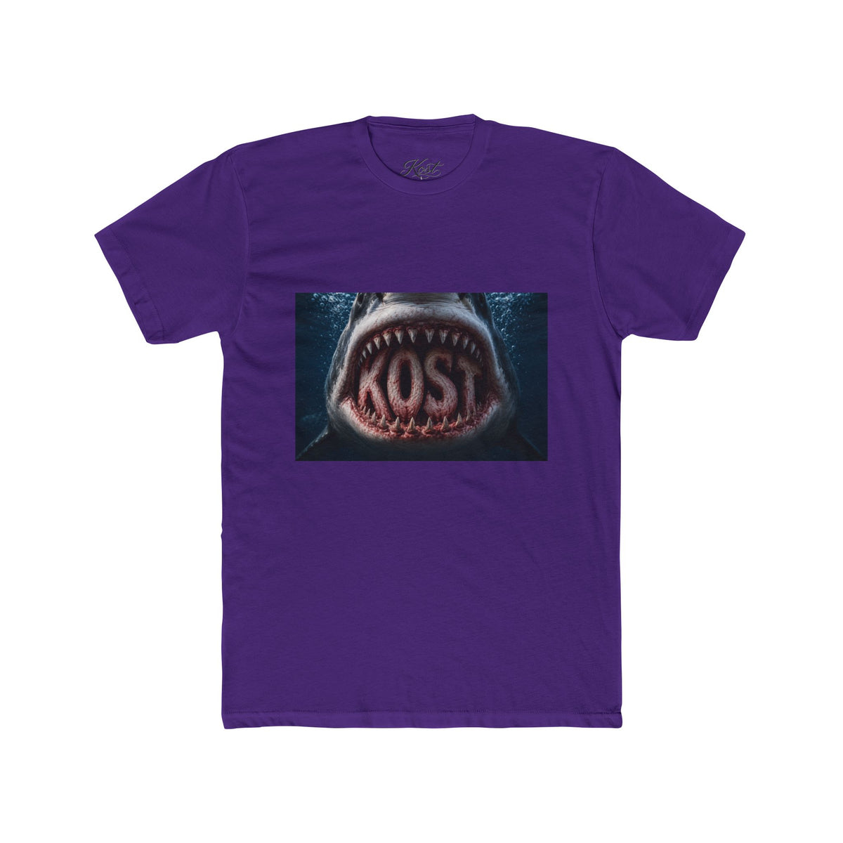 Shark Mouth Graphic Tee – 'KOST' Horror Ocean Shirt