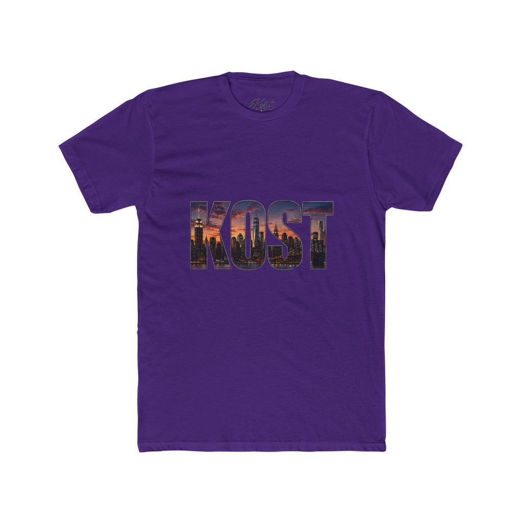 KOST Cityscape Tee — 'KOST' Skyline Graphic Crewneck