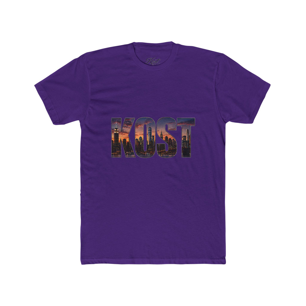 KOST Cityscape Tee — 'KOST' Skyline Graphic Crewneck