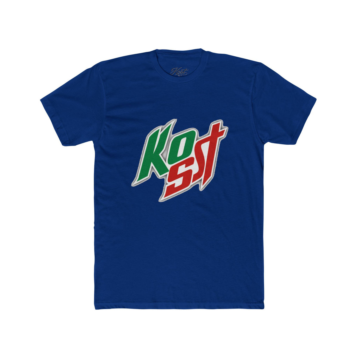 Kost Logo Tee — Retro Green & Red Graphic T-Shirt