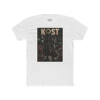 KOST Gothic Black Art Tee — Dark Vintage Band-Style Graphic T-Shirt