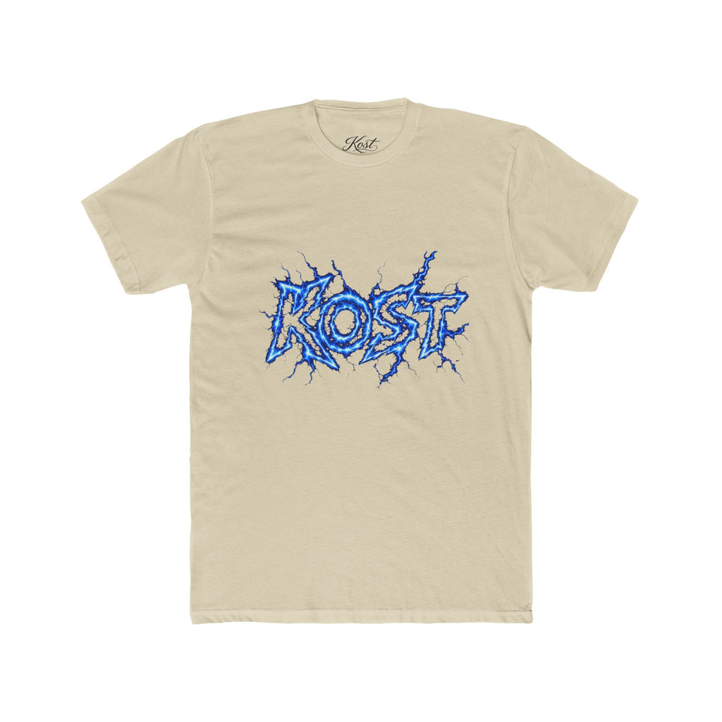 Kost Lightning Graphic Tee — Blue Electric Logo T-Shirt