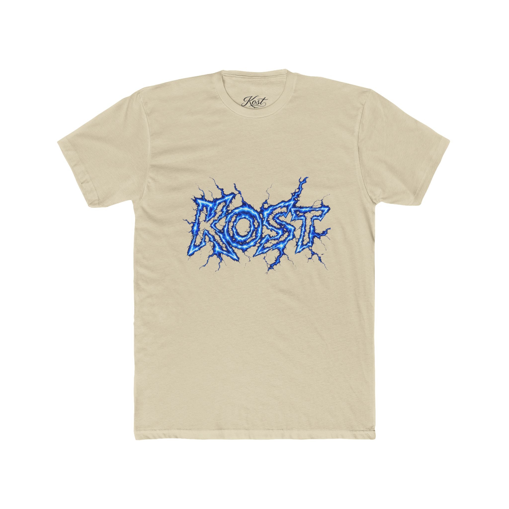 Kost Lightning Graphic Tee — Blue Electric Logo T-Shirt