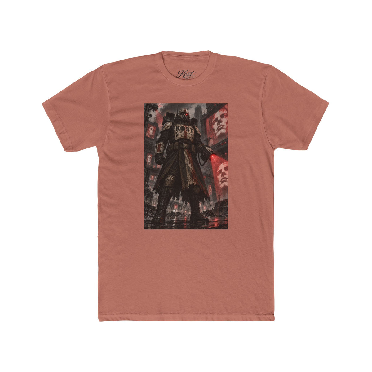 Anime Cyberpunk Tee — Shadow Ronin Cityscape Graphic