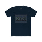 Kost Embroidered Logo Tee — Minimalist Cotton Crew T‑Shirt