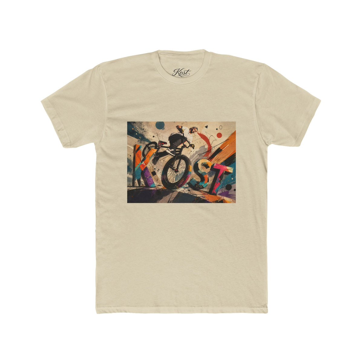Lost BMX Street Art T‑Shirt — Graffiti Bike Graphic Tee