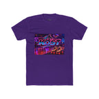Retro Roller Disco Tee — “KOST” Neon Skate Graphic T-Shirt