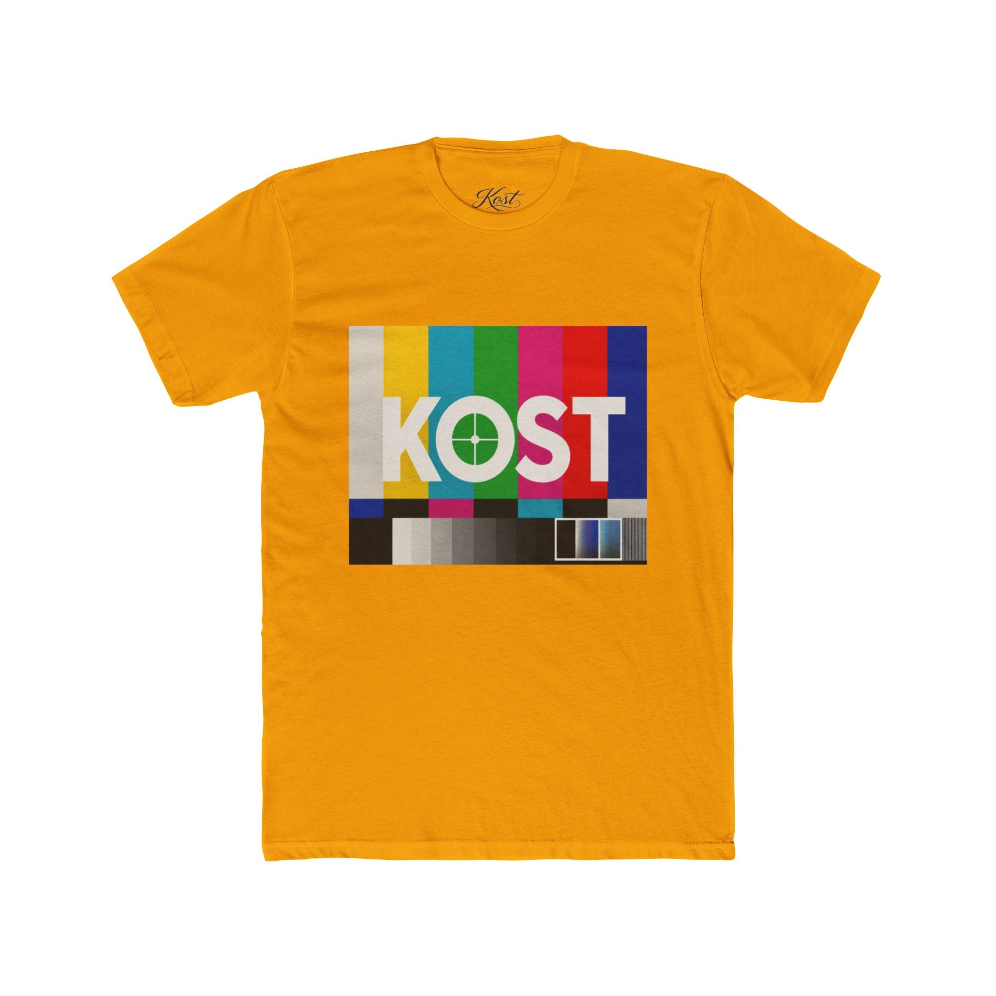 KOST Vintage TV Test Pattern Tee — Retro Broadcast Graphic T-Shirt