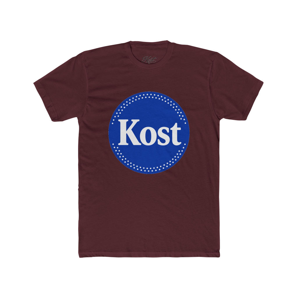 Kost Logo Tee — Vintage Blue Circle Graphic T‑Shirt