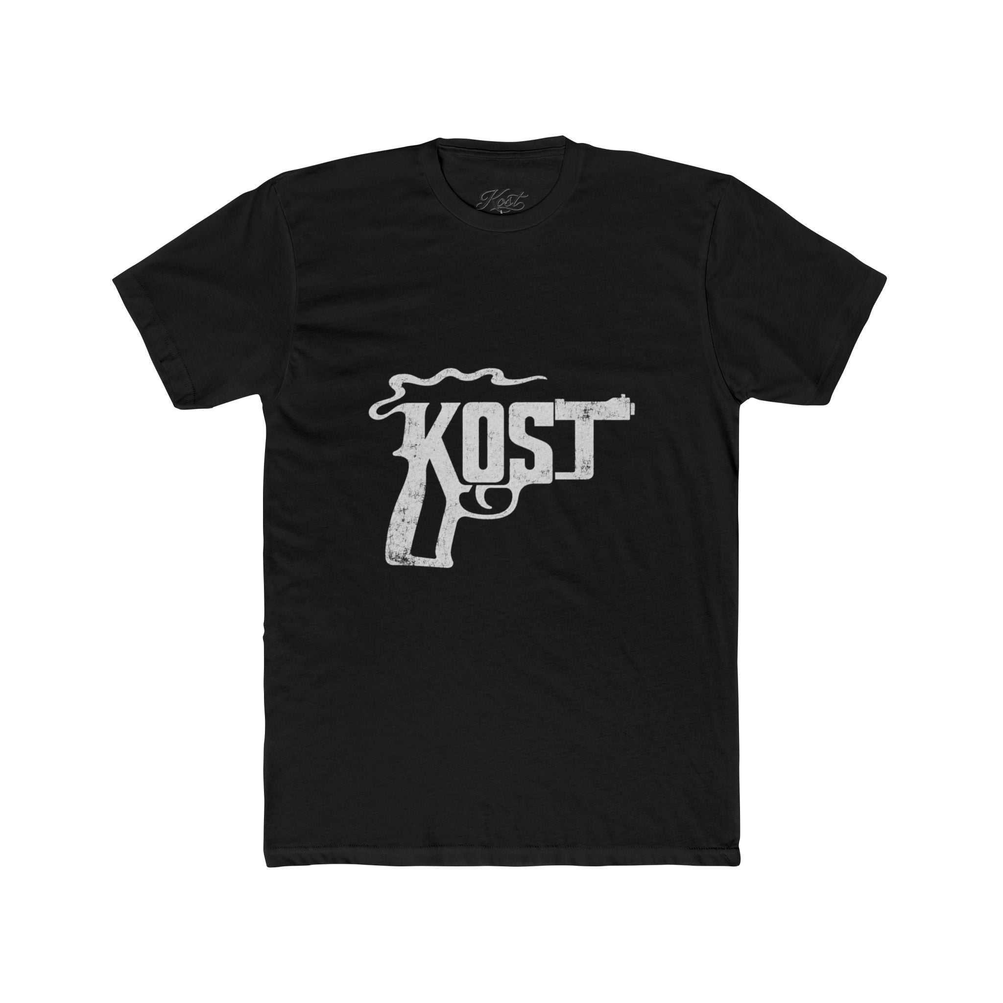 Kost Revolver Graphic Tee — Vintage Gun Logo T-Shirt