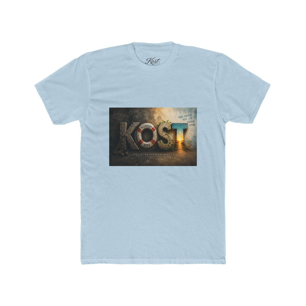 KOST Graphic T-Shirt – Distressed Gothic Rock-Inspired Tee