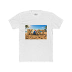Coastal Beach Tee — 'KOST' Sand & Surf Graphic T-Shirt
