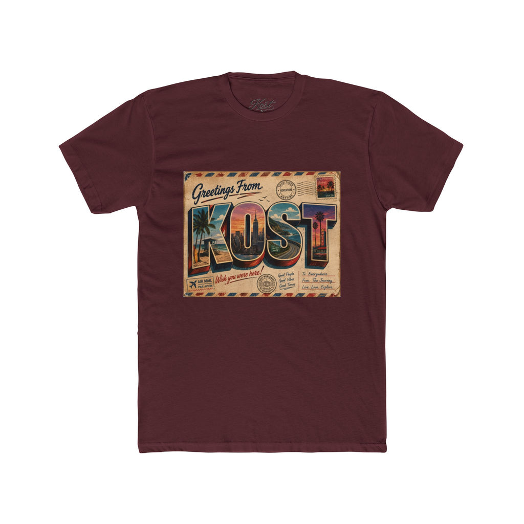 Greetings From KOST Vintage Postcard Tee