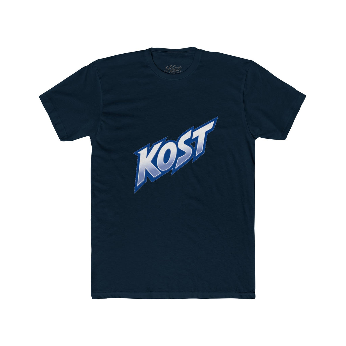 KOST Logo T‑Shirt — Retro Blue Athletic Graphic Tee