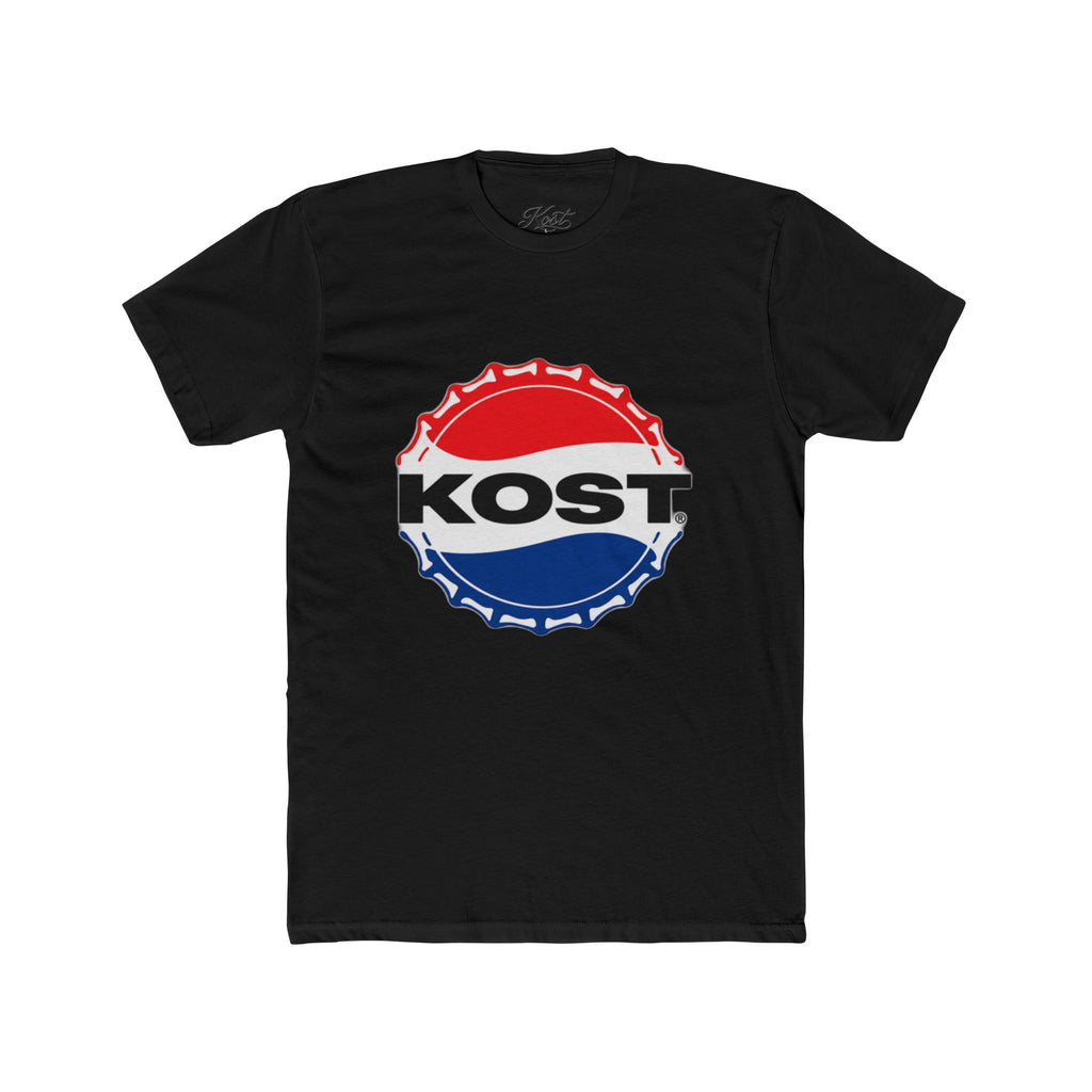 KOST Retro Bottle Cap Tee — Red, White & Blue Logo T-Shirt