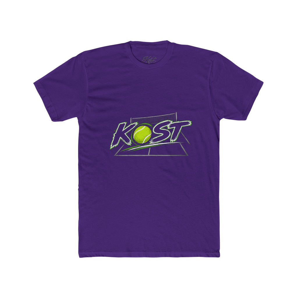 Tennis Tee — 'KOST' Graphic Cotton Crew Shirt