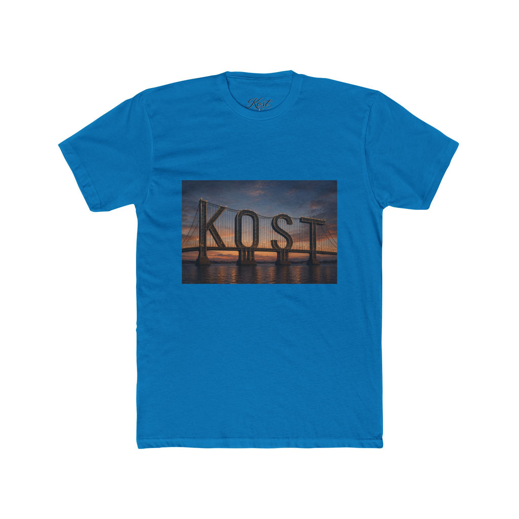 Kost Bridge Sunset Tee — Scenic Photo Graphic T-Shirt