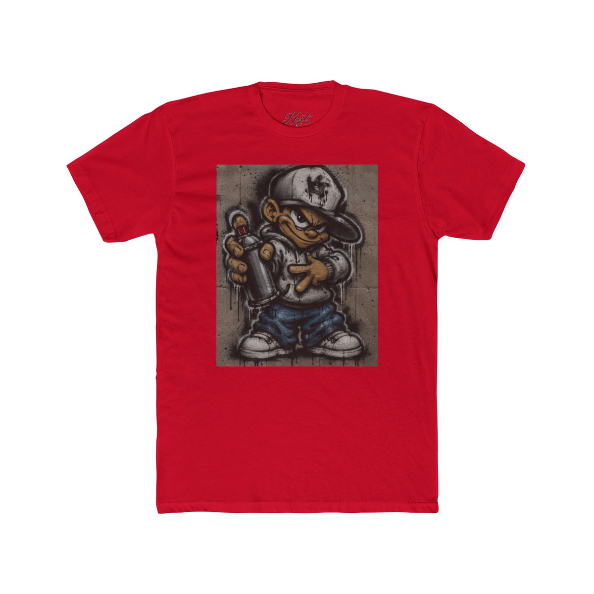 Graffiti Kid Tee — Urban Street Art Cartoon T-Shirt